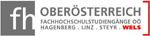FH OÖ Studienbetriebs GmbH Campus Wels Studiengang Mechatronik/Wirtschaft Logo